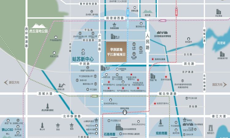 华润润宸交通图