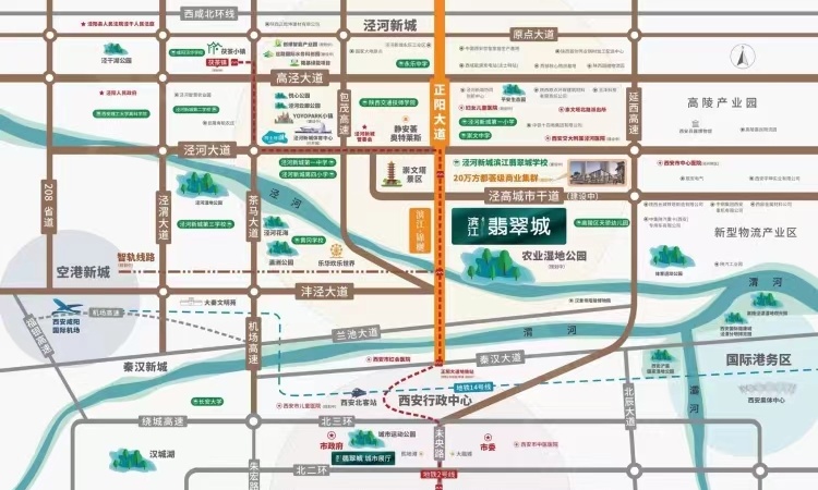 滨江锦樾交通图