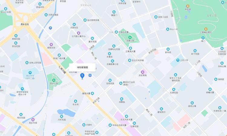 河东骏濠园交通图