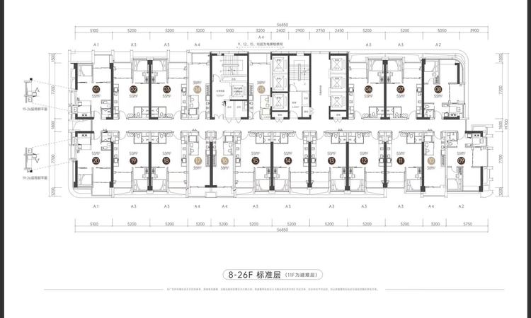 御成府楼层平面图