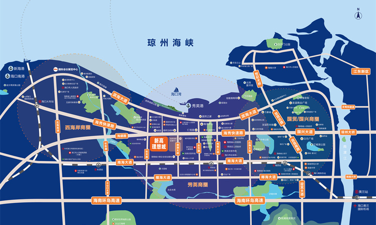 新高•理想城交通图