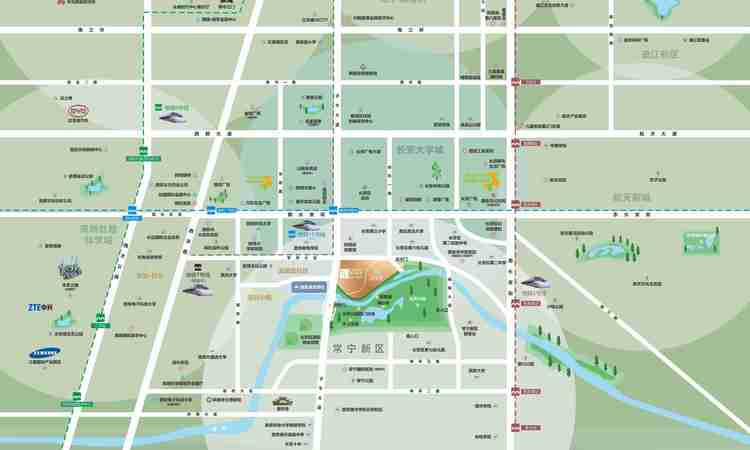 万景·荔知里交通图