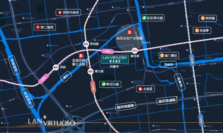 桃溪澜园周边配套图