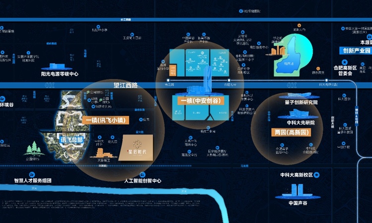 合肥城建星启时代交通图