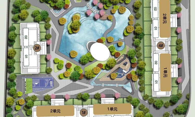 新希望锦粼湖院楼层平面图