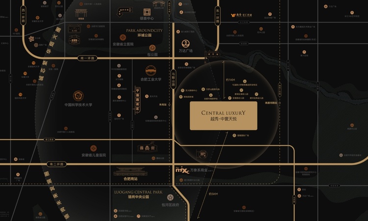 越秀中寰天悦交通图