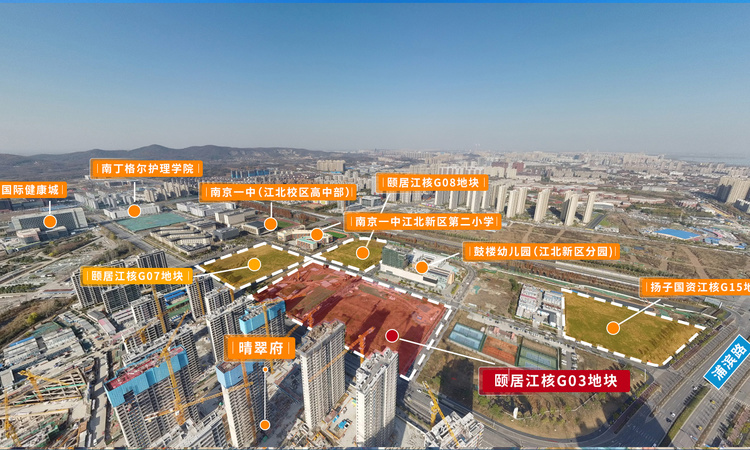 仁恒滨江园周边配套图