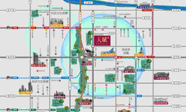 天赋交通图