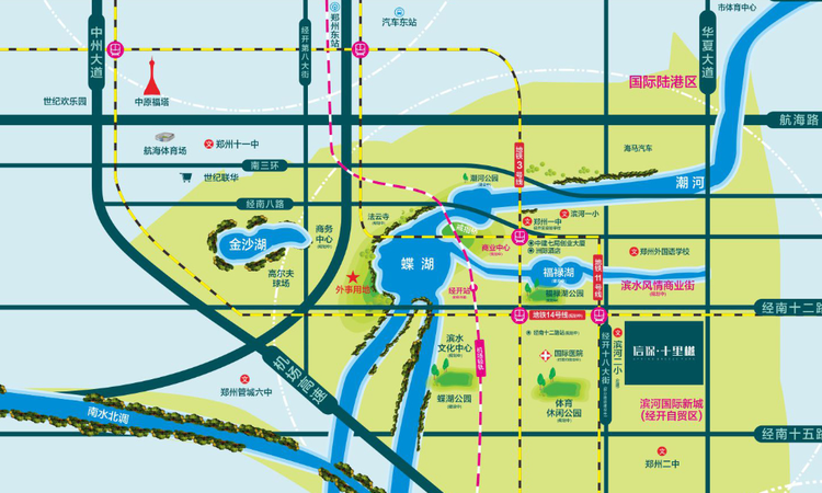 信保·十里樾交通图