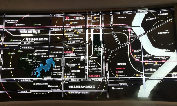 国盛自在莲花湖交通图