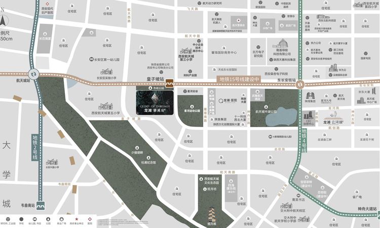 龙湖御湖境交通图