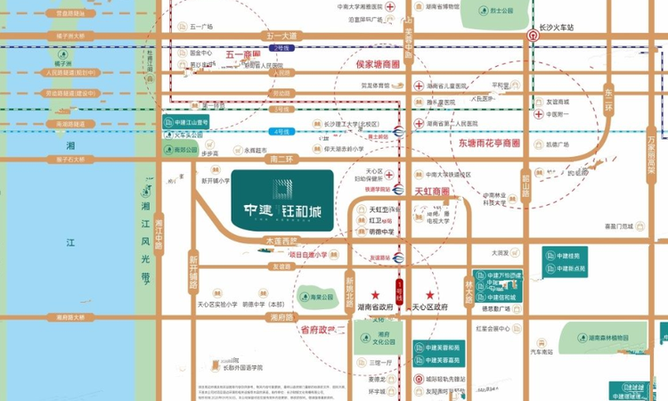 中建钰和城交通图