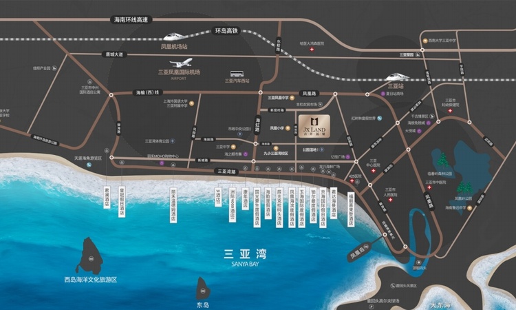 三亚吉祥16号交通图