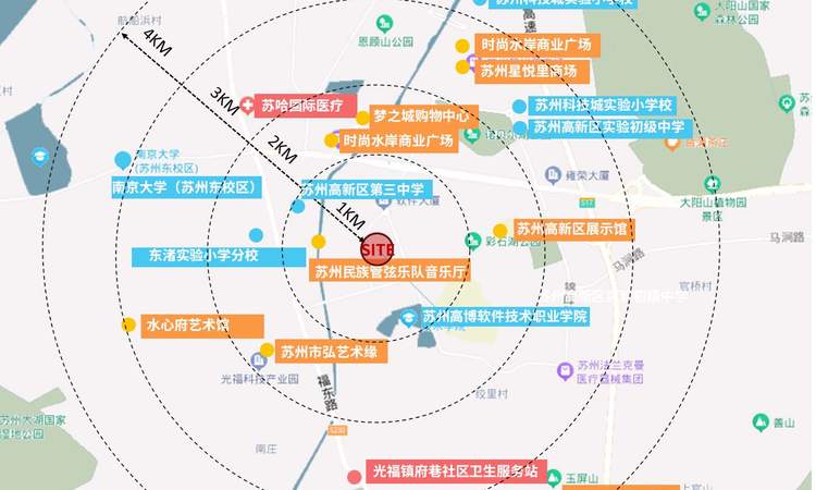 拾月璟庭周边配套图