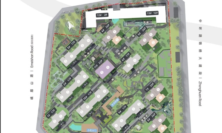 人居九林语鎏云阁楼层平面图