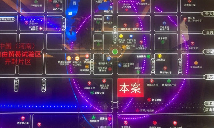 金魏港湾交通图