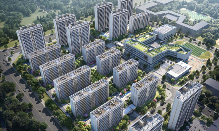 华润置地昆仑御拾光谷效果图