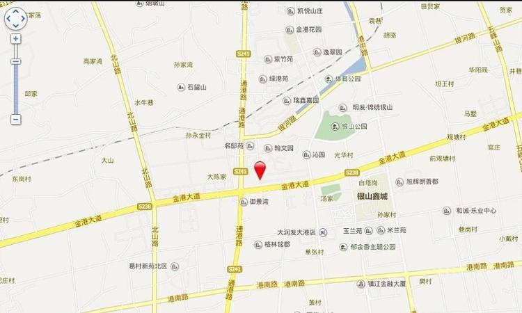 金港·名人府交通图