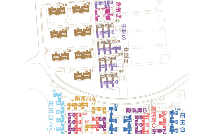 固安来康郡楼层平面图