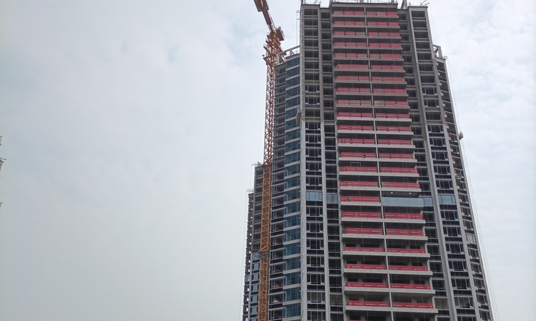 广州地铁地产·珑璟台施工进度图