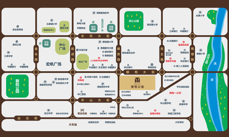 美悦公馆交通图