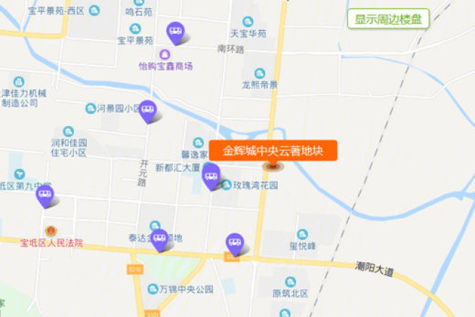 金辉城中央云著交通图