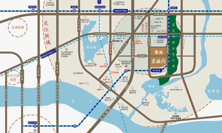 宝业星毓府交通图