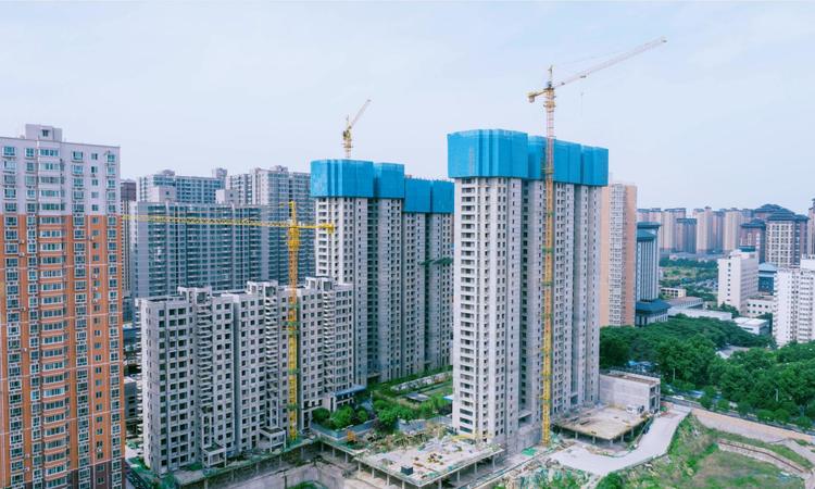 翡丽西安施工进度图