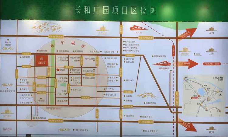 长河庄园交通图