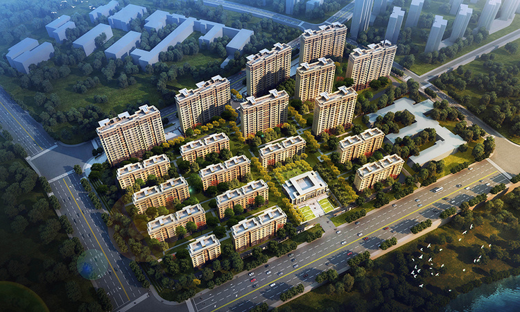 巩义新城玺樾门第效果图