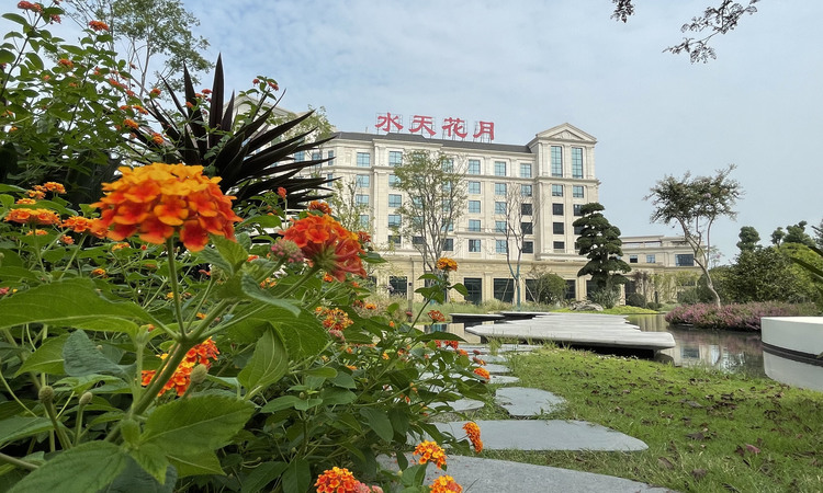 水天花月·兰亭墅实景图