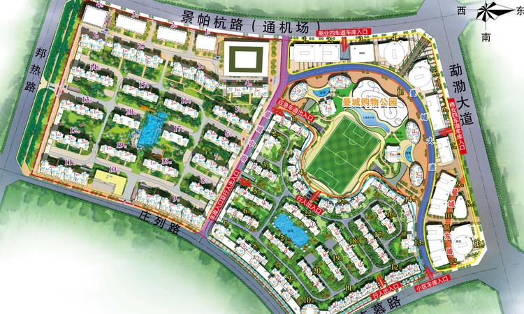 曼城交通图