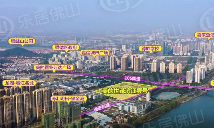 美的·世茂·滨江壹号周边配套图