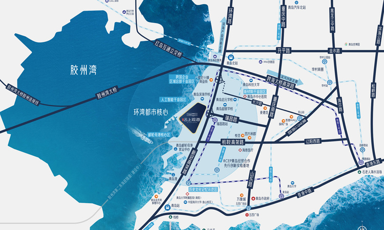 青铁·云上观海交通图