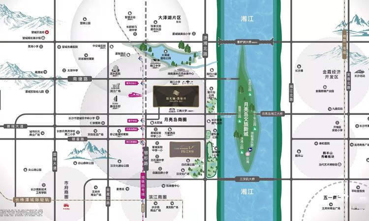 明昇望月府交通图