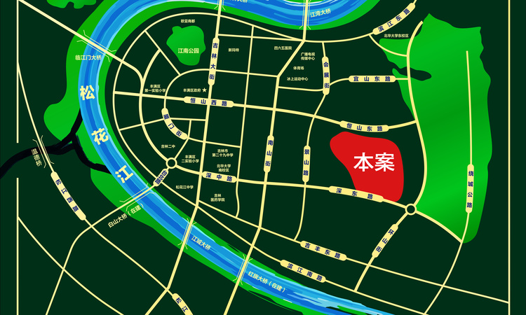 碧桂园·翡翠山交通图