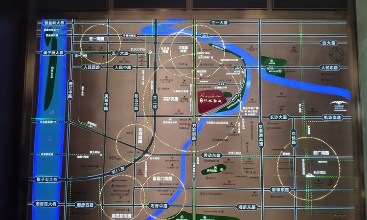 湘林熙水豪庭交通图