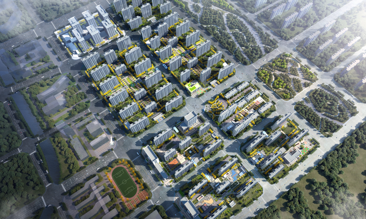 通建融创城效果图