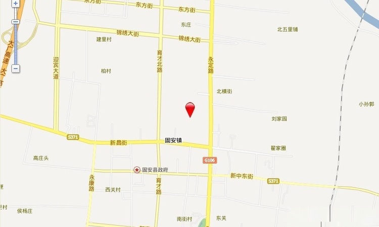 永定河孔雀城英国宫交通图