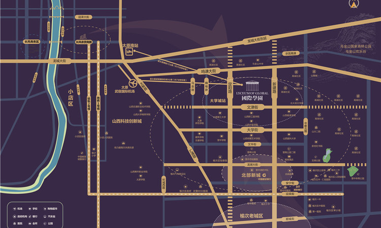 首创·国际学园交通图