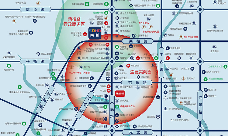  嘉合•SOHO尚都  交通图