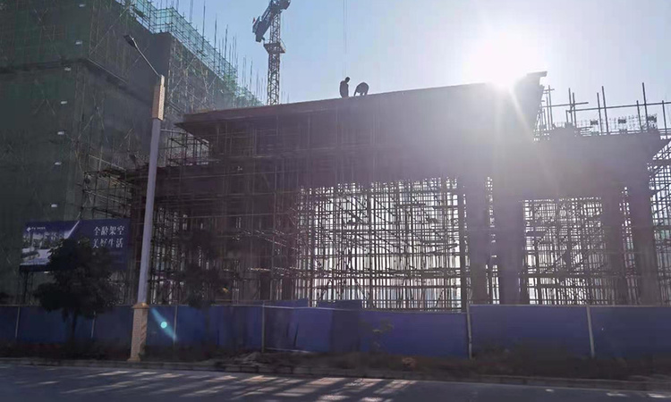 中炫阳明国际施工进度图