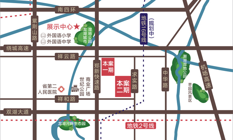 正商兰庭华府交通图