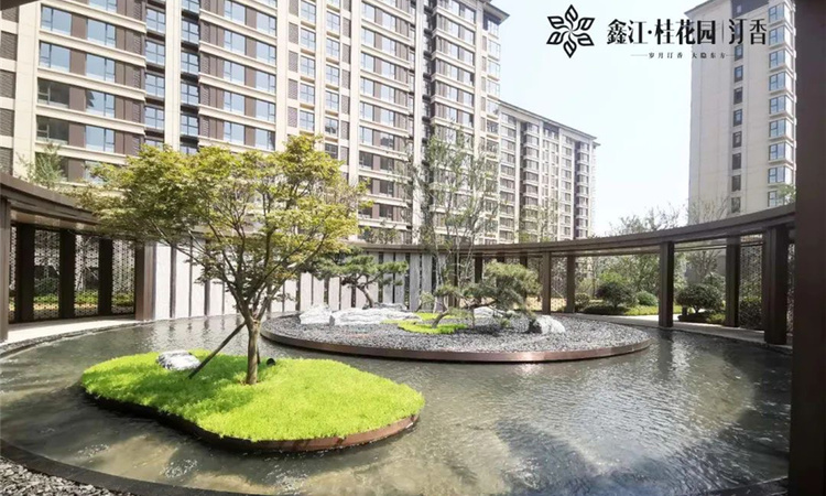 鑫江桂花园汀香实景图