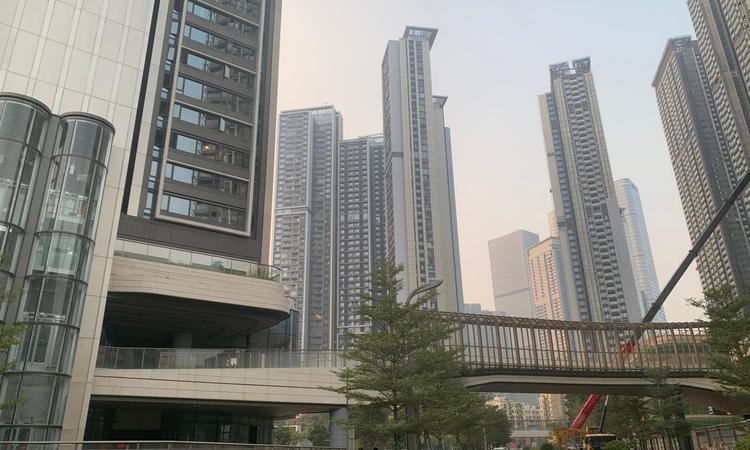 中洲湾·迎海施工进度图