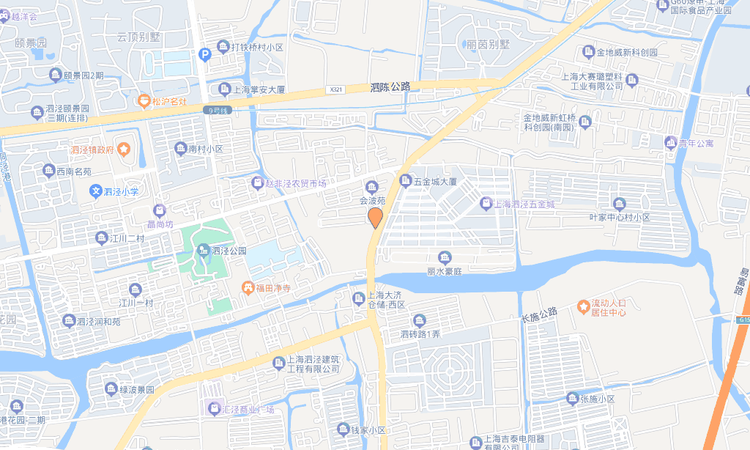 泗泾绿中海交通图