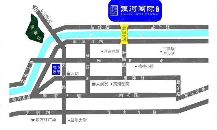 银河世茂璀璨天宸交通图