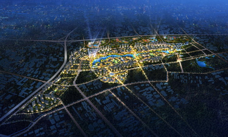 新鸥鹏教育小镇实景图