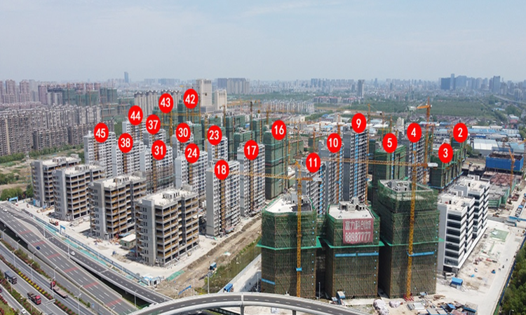 盐城富力科创城施工进度图