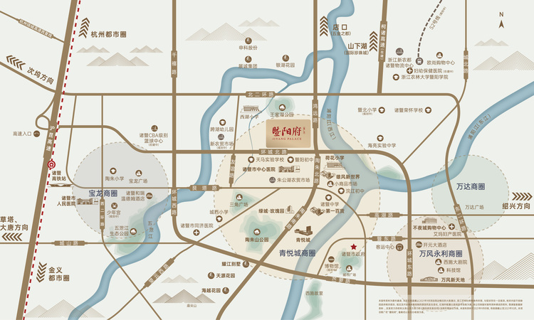 金茂暨阳府周边配套图